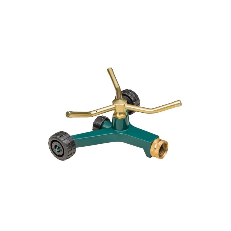 Orbit 3-Arm Metal Sprinkler with Wheel Base for Lawns