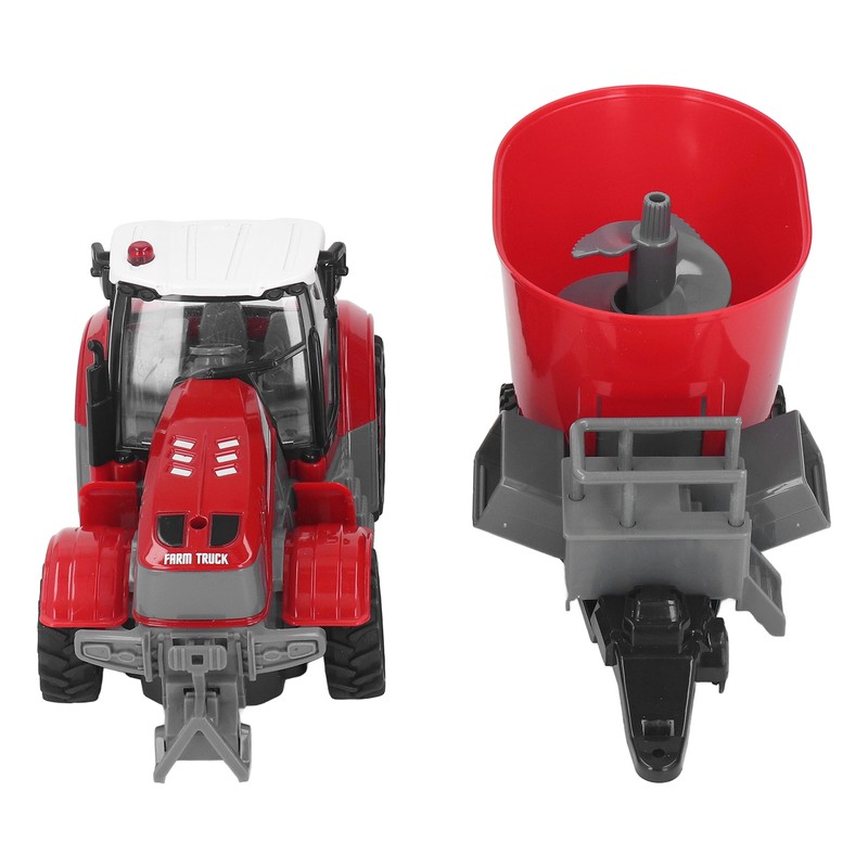 RC Farm Tractor with Trailer Remote Control Tractor Toy RC