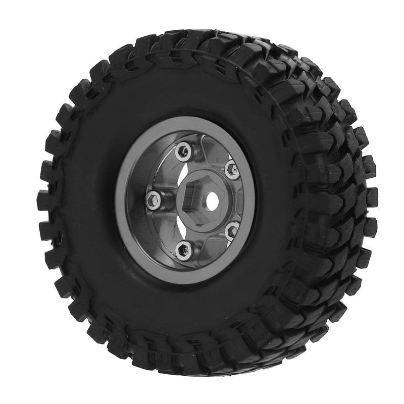 RC Car Rubber Tires Metal Tyre Wheel Full Series Universal