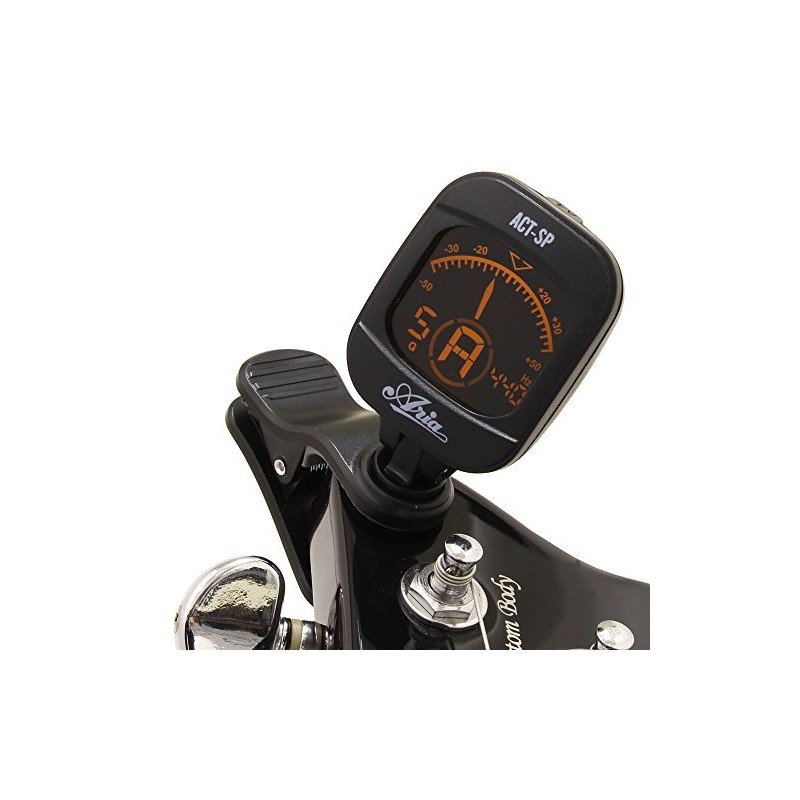 ARIA ACT-SP WH Clip-On Multi-Mode Tuner, White