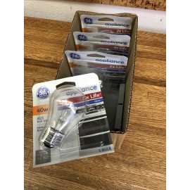 GE Case Of 4 Appliance Bulbs 40 Watt A15 Bulb Type Incandescent Med. Base NIP