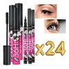 Set 12 Delineador Ojos Y 12 Rimel Larga Duración Waterproof