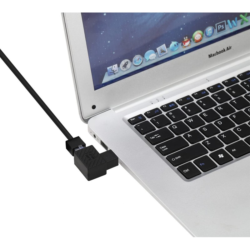 Greluma 2PCS 90 Degree Ethernet Adapter Left Right Angled RJ45