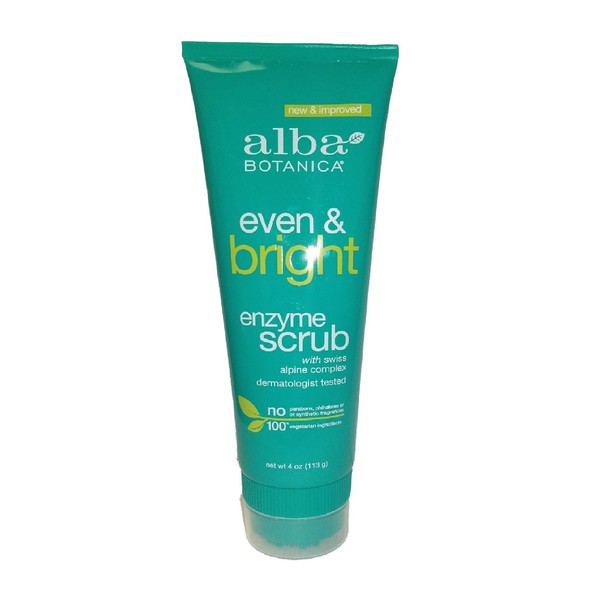 Alba Botanica: Natural Even Advanced Sea Algae Enzyme Scrub, 4 oz (3 pack)