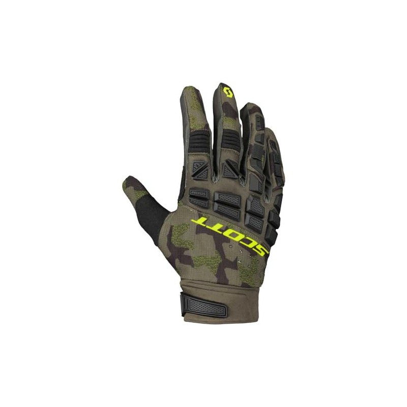 Scott X-Plore Pro Enduro Motorcycle Gloves Camo Green/Black 2024: Size: