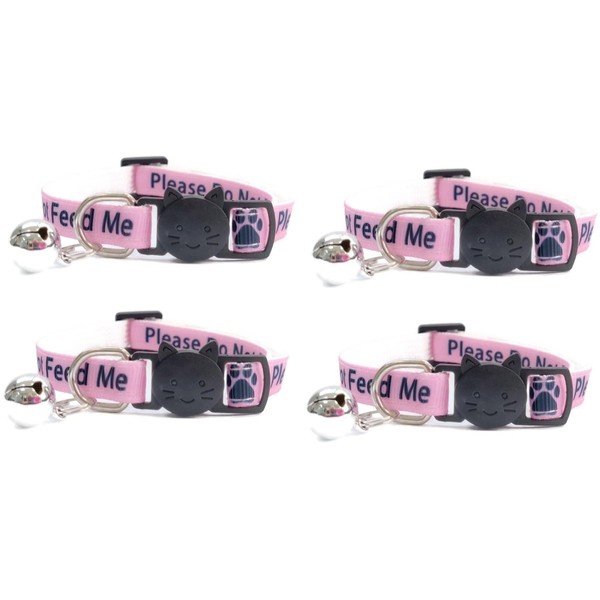 Worded Cat Collars – Please Do Not Feed Me, I