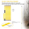 30 Feet Tree Pole Pruner, Durable Tree Trimmers Handle, Manual
