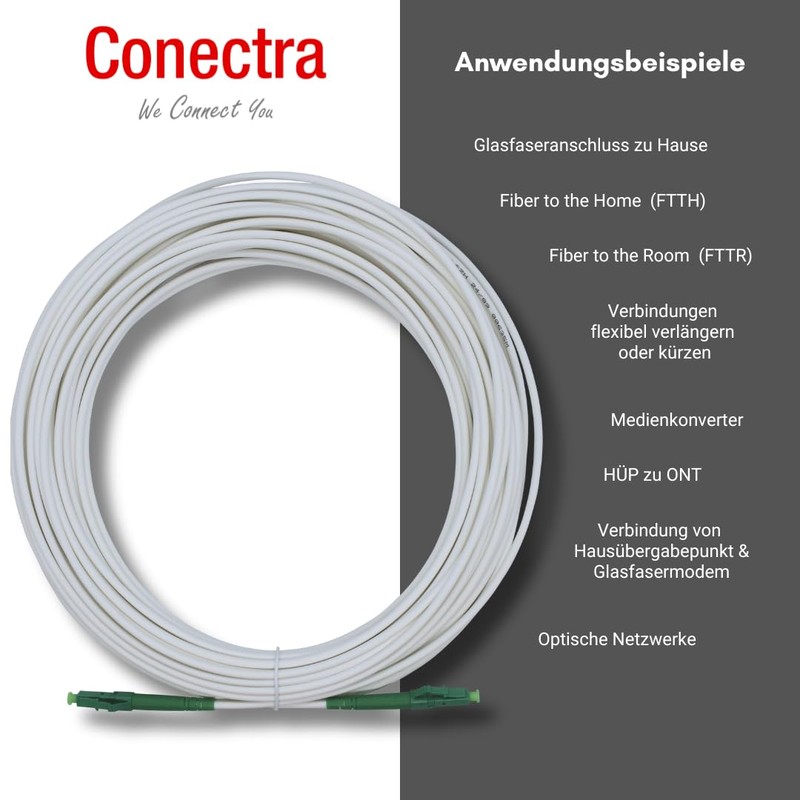 Conectra® - Fibre Optic Cable | OS2 | LC/APC to