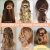 6pcs Flat Hair Clips for Women 3 Styles Ergonomic Curved