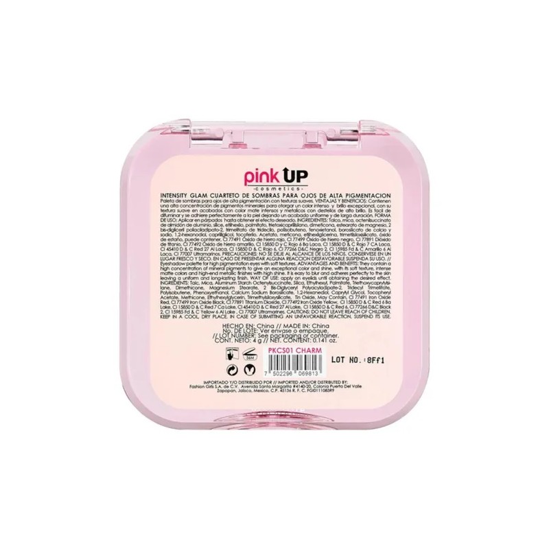 Sombra De Ojos Maquillaje Instensity Glam Pink Up