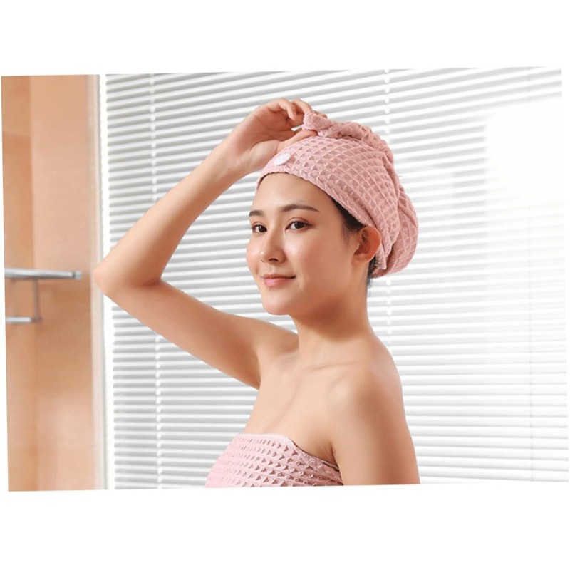 TOVINANNA 1pc Fast Drying Shower Cap Ultra Absorbent Hair Drying