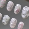 Rose Objet [Handmade Nail Tips] - Short Square / 로즈오브제
