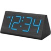 DreamSky Wooden Digital Alarm Clocks for Bedrooms - Electric Desk