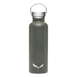 Salewa Valsura Insulated Stainless Steel Bottle, 0.65 L, Dark Olive, Plain