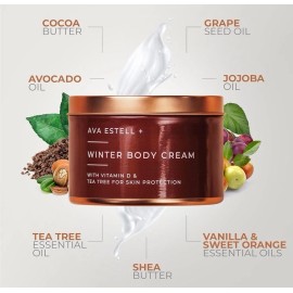AVA ESTELL Winter Body Cream Tea Tree Skin Protection 250ml/8.5 oz. 1 Pack