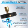 Spotlight Battery Operated, Wireless LED Spot Light, Dimmable 5000mAh Recharging