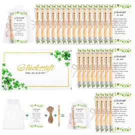 Thboxes 30 Sets Lucky Pen Ballpoint Pen, Leaving Gift Colleagues Small Gifts for Colleagues Thank You Gifts for Teachers Friend Team Birthday Back to School
