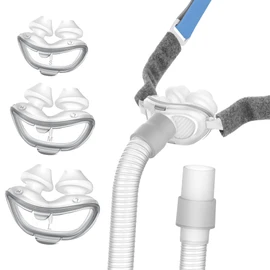 Replacement Kit Compatible with Airfit P10, Including 3 Sizes Pillows, 1 PC Frame, 1 PC Latest-Version Headgear and 1 PC Upgraded Short Tube, Snug-fit & Durable Pillow Kit for P10, Great-Value Supplies by AirSmart