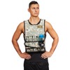 Cross101 Adjustable Camouflage Weighted Vest with Shoulder Pads, 60 lb,Camauflage