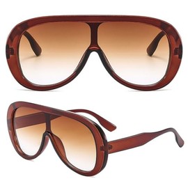 OWN THE TREND Trendy Sunglasses for Women - Vintage Retro Cateye Sun Glasses for Girls - Leather Pouch Included (EZRA- BURGUNDY)