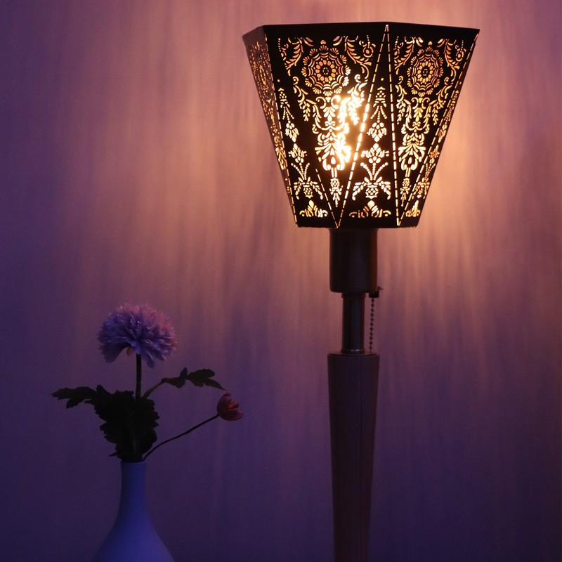 Lamp Shades Modern Scandinavian Style E27 E26 Wrought Iron Hexagonal