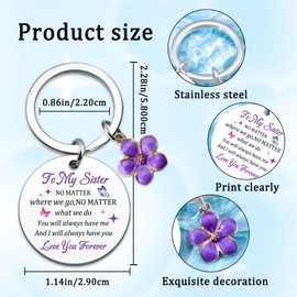 Celunux Mothers Day For Sister Keychain Soul Sister Gifts For Women Unique Sis Gifts From Sisters Best Sisters Ever Gift Ideas Birthday Gift For Sis Presents