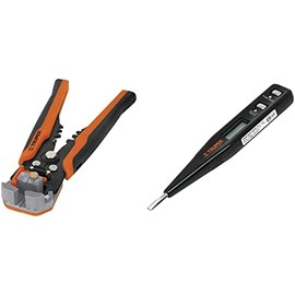 Truper PEC-AUT, Pinzas pelacables en acero, automática  PROVO-1, Probador de voltaje digital