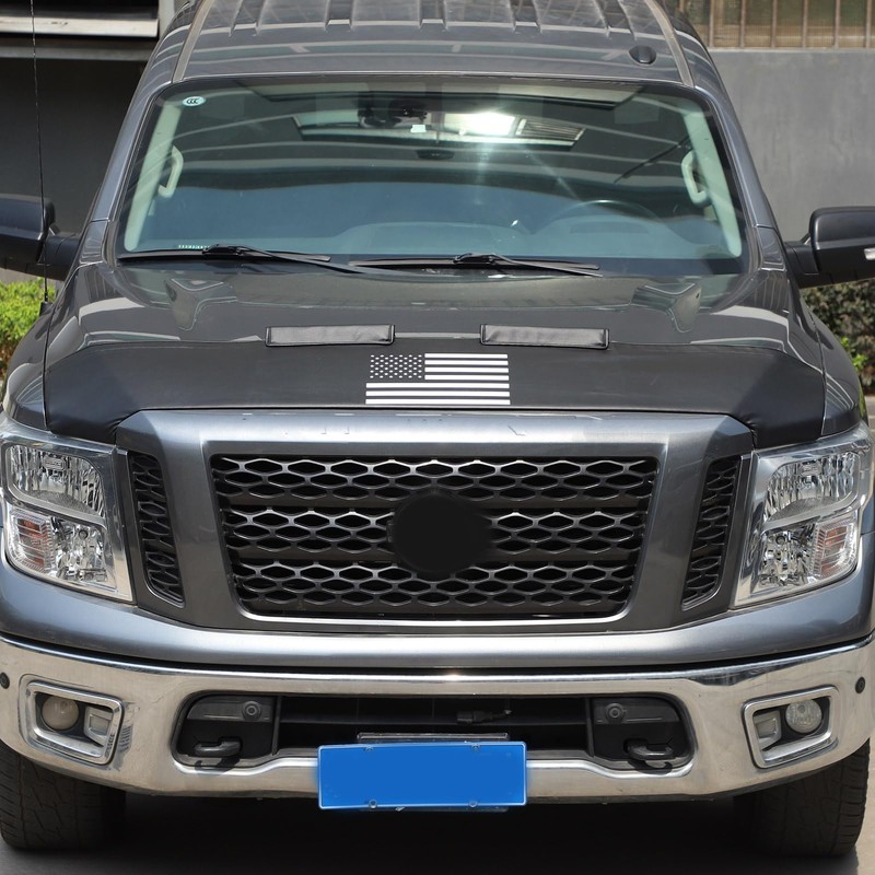 Car Hood Protector Bra, Auto Ventshade Compatible with Nissan Titan