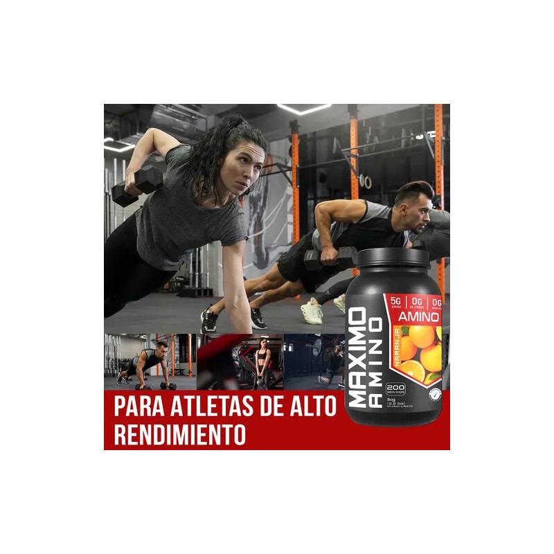 Aminoácidos Maximo 1 Kg 200 Servicios Varios Sabores