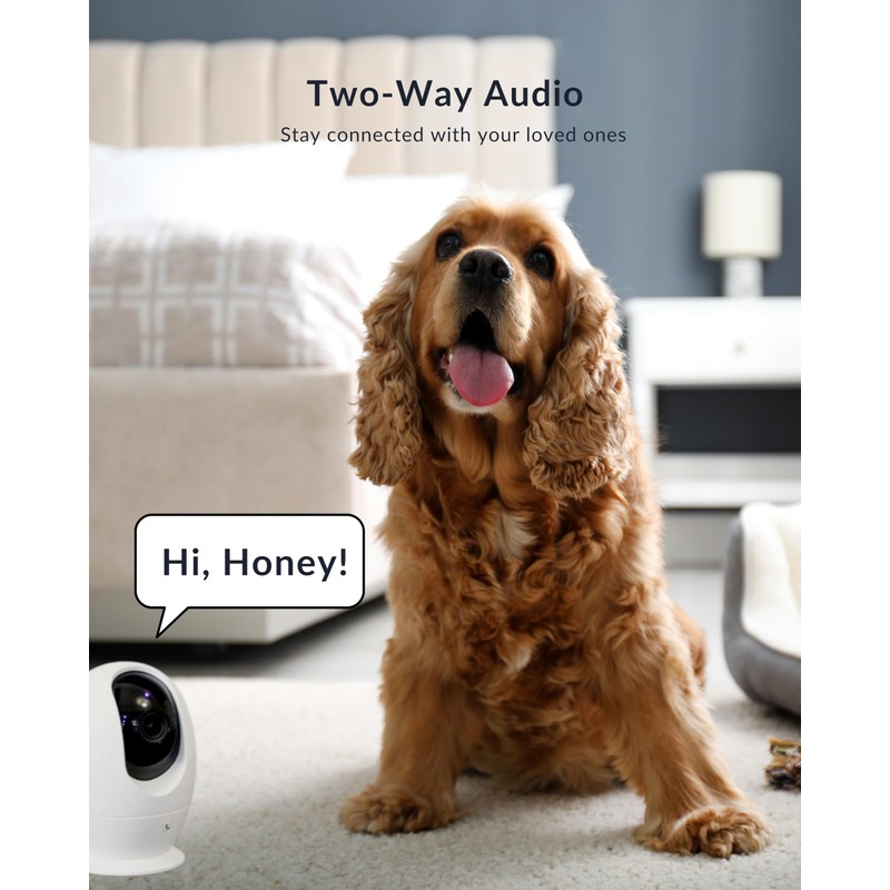 HESTIA Security Camera Indoor, 2k 3.0MP Cameras House Security with