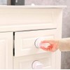 WANLIAN-Powerful Suction Cup Glass Mirror Door Handle, Refrigerator Drawer Bathroom