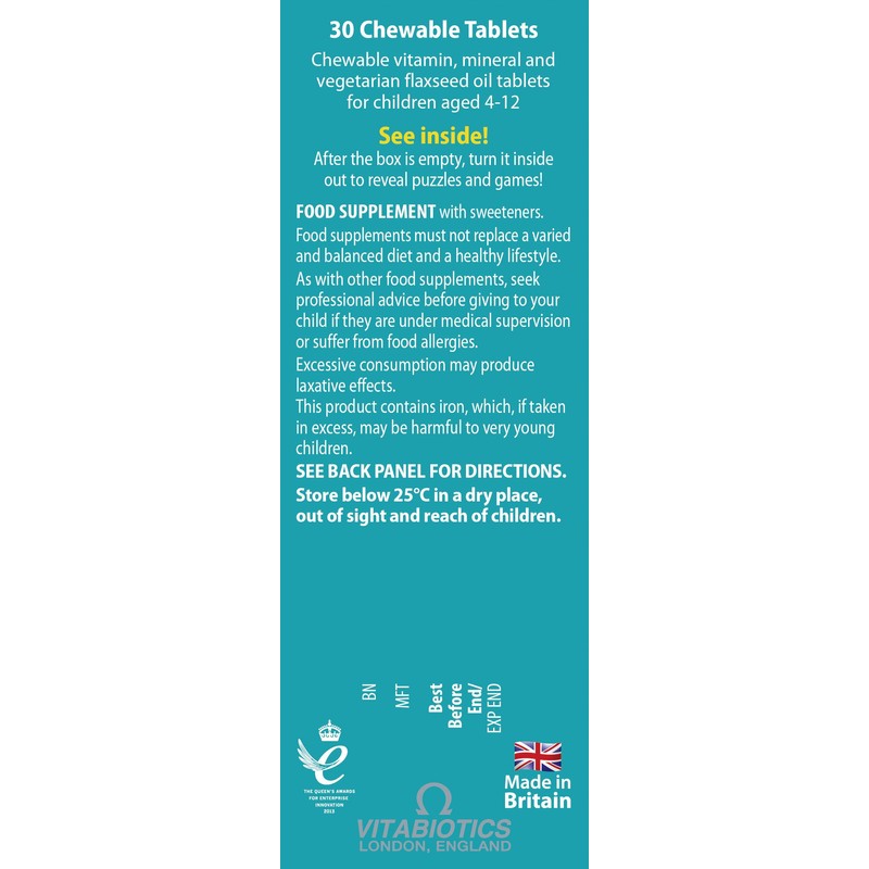 Vitabiotics Wellkid Immune Chewable 30 Tablets