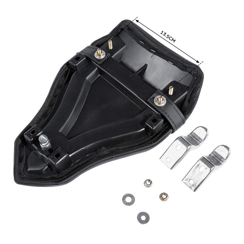 Rear Passenger Seat Pad Pillion PU Leather Fit For DUCATI