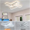 Shine LUEST Modern LED Ceiling Light Fixture White Flush Mount