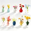 10 Packs Mini Vase Fridge Magnets Ceramic Magnets for Fridge
