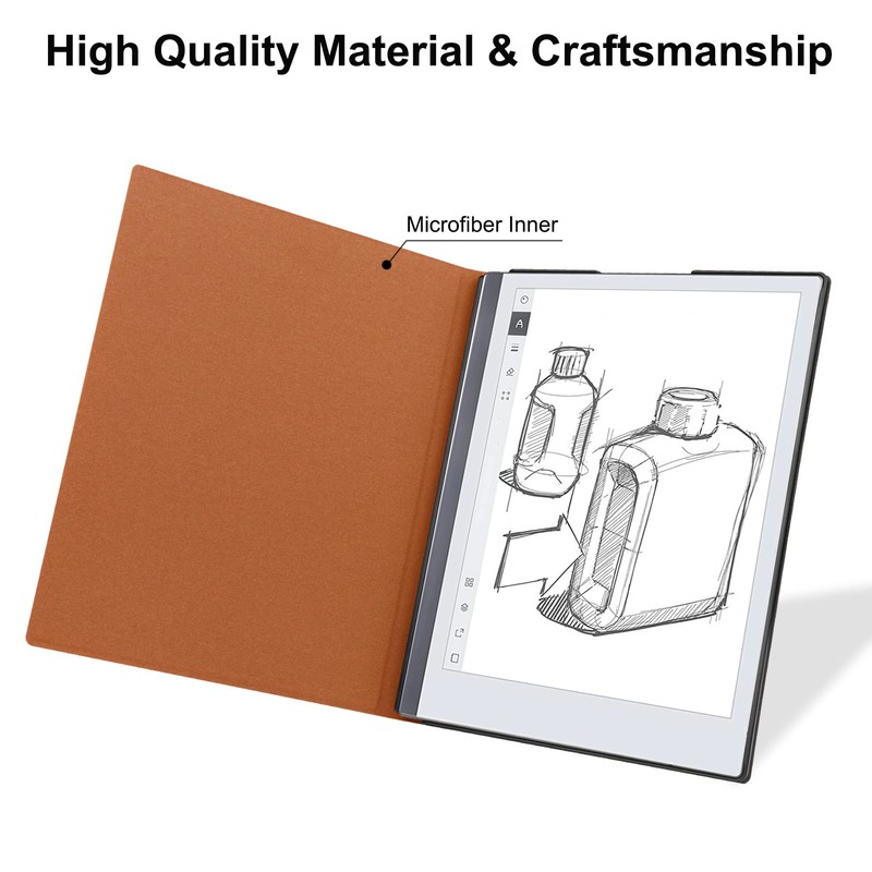 KuRoKo Slim Lightweight Book Folios Leather Case Cover for Remarkable