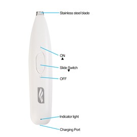 Professional Dog Grooming Clippers Cordless Low Noise 50 dB Working time 3 hours 400mAH 3.7V Small Pet Hair Grooming Clippers