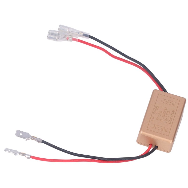 2PCS LED Strobe Controller Car Headlight Signal Light Control Flasher