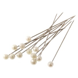 Corsage Creations - 4mm Pearl Headed Corsage Pins - Cream (4cm Pin, 144pcs per pk)
