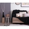 Bear & Panda Waffle Flannel Fleece Mink Throw - Sofa/Bedspread/travel