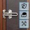 PATIKIL Door Chain Lock, 1 Pcs Door Swing Bar Lock