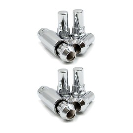alxiang 2 Set of - Lug Wheel Lock Nuts 9/ Bulge Acorn Locking Lugs 1.7" Tall Front Rear Left Right Key for Ford,for Dodge,for Chevy