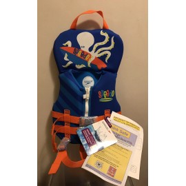 Speedo Infant US Coast Guard Approved Neoprene Life Jacket Preserver Vest PFD
