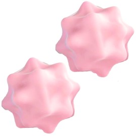 Grand Rover Kinpeito Mini Massage Balls, Just Good Hardness, Pilates Balls, Spiny Spikes, Set of 2 (Pink 2 Pieces)