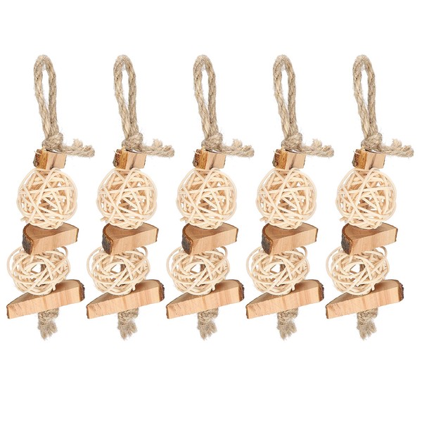 Chew Sticks Toy for Bird Parrot, Pack of 5 Finch