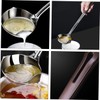 Mobestech Oil Separating Ladle Practical Soup Scoop Drip-preventing Nozzle for