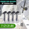 Fishing Rod Holders 316 Marine Grade Stainless Steel Flush Mount
