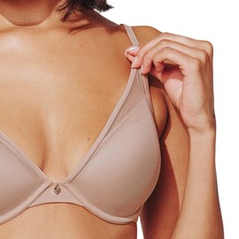 ThirdLove Push Up Plunge Bra for Women, Comfortable and Supportive Taupe