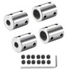 4 Pieces 8 mm to 12 mm Rigid Motor Shaft