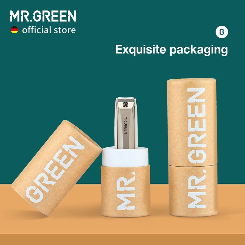 MR.GREEN Cortauñas Anti Salpicaduras Cortador de Uñas de Acero Inoxidable
